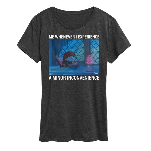 Disney - Me When Minor Inconvenience Women's Short Sleeve Graphic T-Shirt