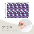 thumbnail image 4 of Pofeuu Skull cartoon flower Print Hem Mat 40x60 - Multipurpose Doormat for Indoor & Outdoor Use - Welcome Your Guests with our Entrance Mat, 4 of 6