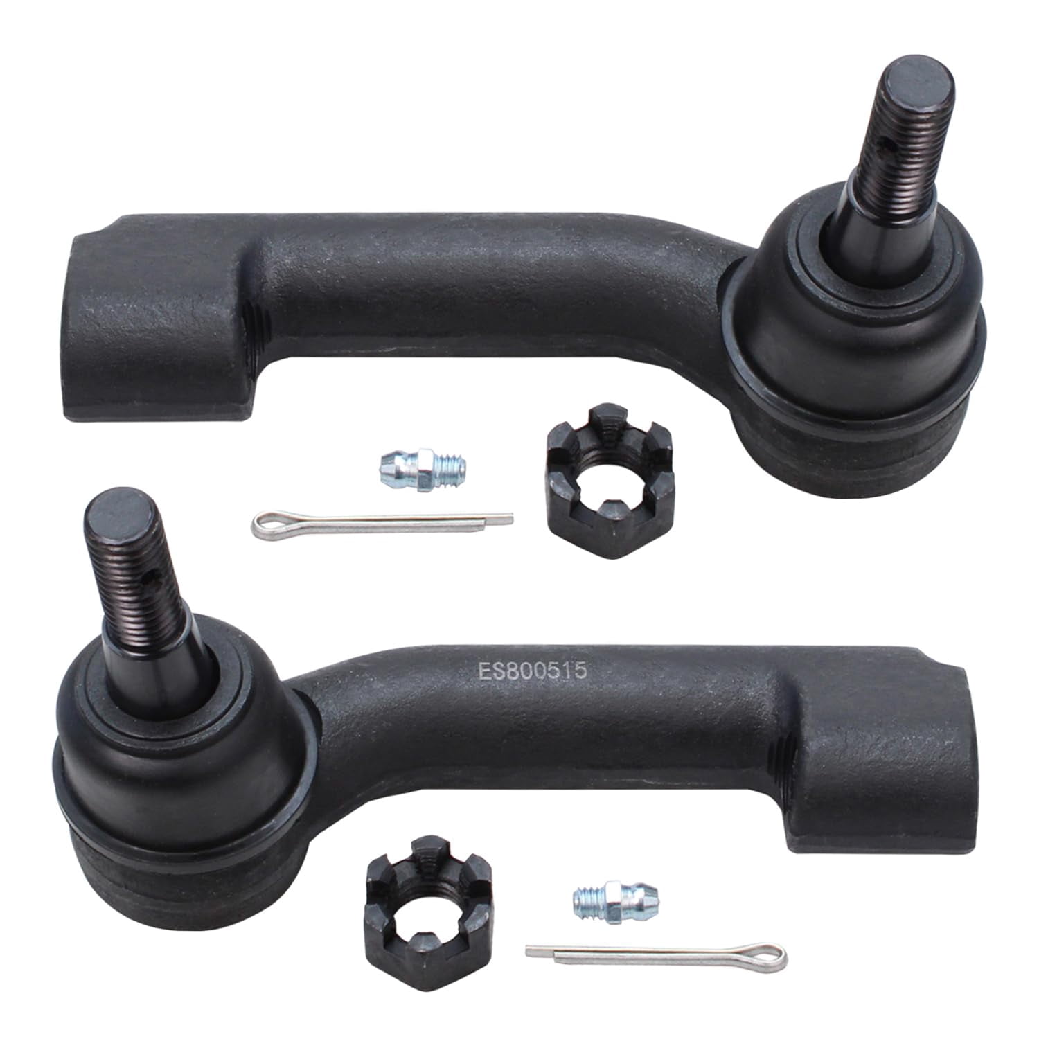 Detroit Axle - Front 4pc Tie Rods for 2007-2014 Ford Expedition Lincoln Navigator, 2009-2014 F-150, 4 Outer Inner Tie Rods Replacement