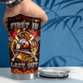 thumbnail image 5 of Firefighter Tumbler 20oz Fireman Gifts for Men Stainless Steel Insulated Tumblers Coffee Travel Mug Firefighters Cup Firemen Gift for Birthday Christmas, 5 of 7