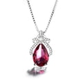 thumbnail image 2 of 4.00 CTTW Collier Couronne en Or Blanc 14 Carats, 2 of 2