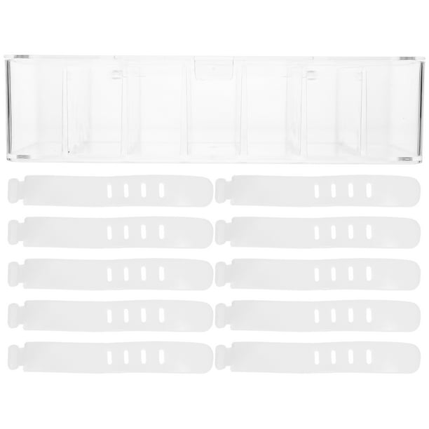 GOOHOCHY Organizador de cables con tapa y correas para cables.