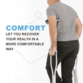 thumbnail image 6 of CAVENDY Memory Foam Crutch Pads & Hand Grip Covers – Soft, Breathable, Machine Washable, Pain Relief & Chafing Protection for Crutches, Universal Fit, 6 of 7
