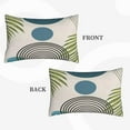 thumbnail image 3 of Boho Pillow Covers 12x20 Set of 2, Blue Sunset Decorative Throw Pillow Covers Outdoor Summer Modern Abstact Mid Century Cushion Case for Bed Couch Sofa Home Decor, 3 of 6