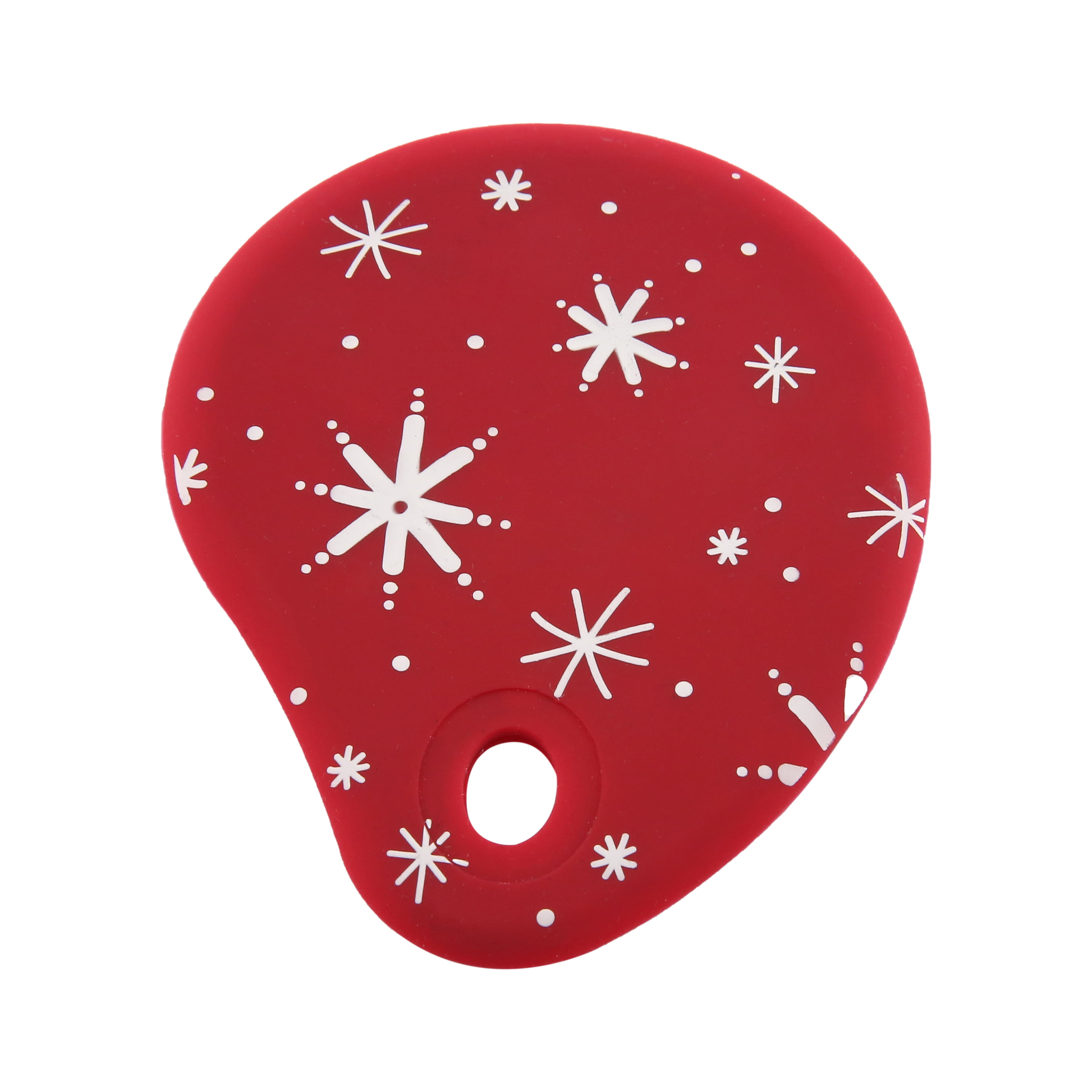 Holiday Time Stainless Steel and Red Silicone Dough Scraper, Dishwasher  Safe