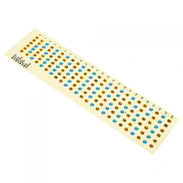 Keenso Guitar Headstock Sticker, Guitar Sticker, Professional Fun Practice For Guitar Players Guitar