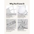 thumbnail image 3 of Fruit of the Loom Girls Sports Bra with Removable Pads, 2-Pack, Sizes (28-38), 3 of 6
