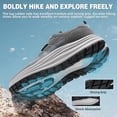 thumbnail image 4 of OrthoComfoot Men's Wide Orthopedic Plantar Fasciitis High Arch Support Shoes: Comfortable Trail Running Shoes for Walking & Hiking, Orthotic Tennis Sneakers for Flat Feet and Foot Pain Relief, 4 of 9