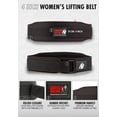 thumbnail image 6 of Gorilla Wear 4-inch Women Lifting Belt - Black/White, 6 of 7