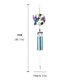 thumbnail image 3 of Bewildely Campanillas de viento de colibrí Decoración interior al aire libre Kingfisher Windchime Mobile Campanillas de viento románticas para el hogar Decoración del hogar Azul Bewildely HA043858-01, 3 of 6