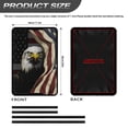 thumbnail image 3 of POLERO Bald Eagle RV Door Window Shade, American Flag Foldable RV Blackout Window Cover, UV Rays Protection Camper Trailer Screen Door Protector, Hook and Loop Fastener, 3 of 7