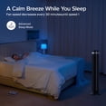 thumbnail image 6 of Behome 36 inch 60°Oscillating Tower Fan with Remote Control, Quiet Standing Fan with Auto-off Timer, 5 Speeds and 4 Modes for Bedroom, Kitchen and Office, 6 of 6