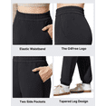 thumbnail image 5 of G4Free Smoofit Fleece Lined Joggers Sweatpants Women High Waist Casual Lounge with Pockets Warm Pants Workout Winter Travel, 5 of 8