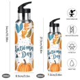 thumbnail image 2 of Yayeee 20oz Insulated Water Bottle Double Wall Stainless Steel with Flip Straw Lid, Pumpkins Pattern, 2 of 7
