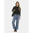 thumbnail image 5 of Time and Tru Women's and Women's Plus Crewneck Sweatshirt with Long Sleeves, Sizes XS-4X, 5 of 6