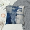 thumbnail image 2 of GOSMITH Blue and Gray Abstract Art Throw Pillow Covers Set of  Oil Painting Decorative Couch Pillow Case Outdoor Sofa Cushion Cover for Bed Living Room, 2 of 5