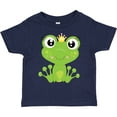 thumbnail image 3 of Inktastic Cute Frog, Green Frog, Frog Princess, Crown Girls Toddler T-Shirt, 3 of 5