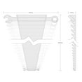 thumbnail image 7 of TEKTON Combination Wrench Set, 19-Piece (6-24 mm) - Rack | WCB91202, 7 of 7