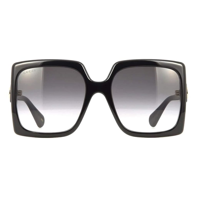 Gucci Ladies Oversized Sunglasses GG0876S 001 60, Shiny  display picture 2