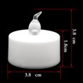 thumbnail image 1 of Lámpara 6x Velas Tealight LED sin llama Luz de fiesta romántica para bodas (blanco cálido) Ehuebsd Para estrenar, 1 of 9