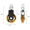 thumbnail image 4 of Pulley Strength Training Bearing Pulley U-Grooved Heavy Duty Pulley Machine Part, 4 of 7