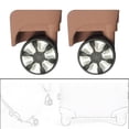 thumbnail image 3 of Ruedas de equipaje A78, piezas de repuesto, ruedas flexibles y silenciosas con rotación de 360 para Estuche de Viaje, ruedas para maleta de viaje Hugo Ruedas de equipaje, 3 of 7