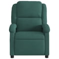 thumbnail image 5 of vidaXL Massage Recliner Chair Dark Green Velvet, 5 of 5
