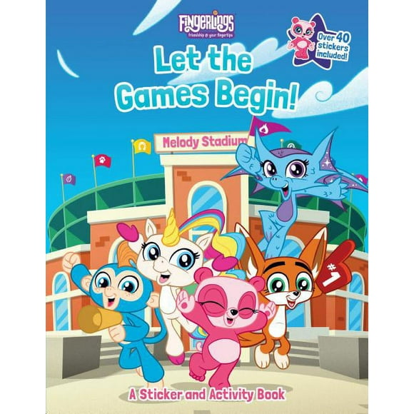 Fingerlings: Fingerlings: Let the Games Begin! a Sticker and Activity Book (Paperback)