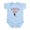 Sky Blue, variant on CafePress - Lacrosse Player Like My Uncle Body Suit - Baby Light Bodysuit, Size Newborn - 24 Months