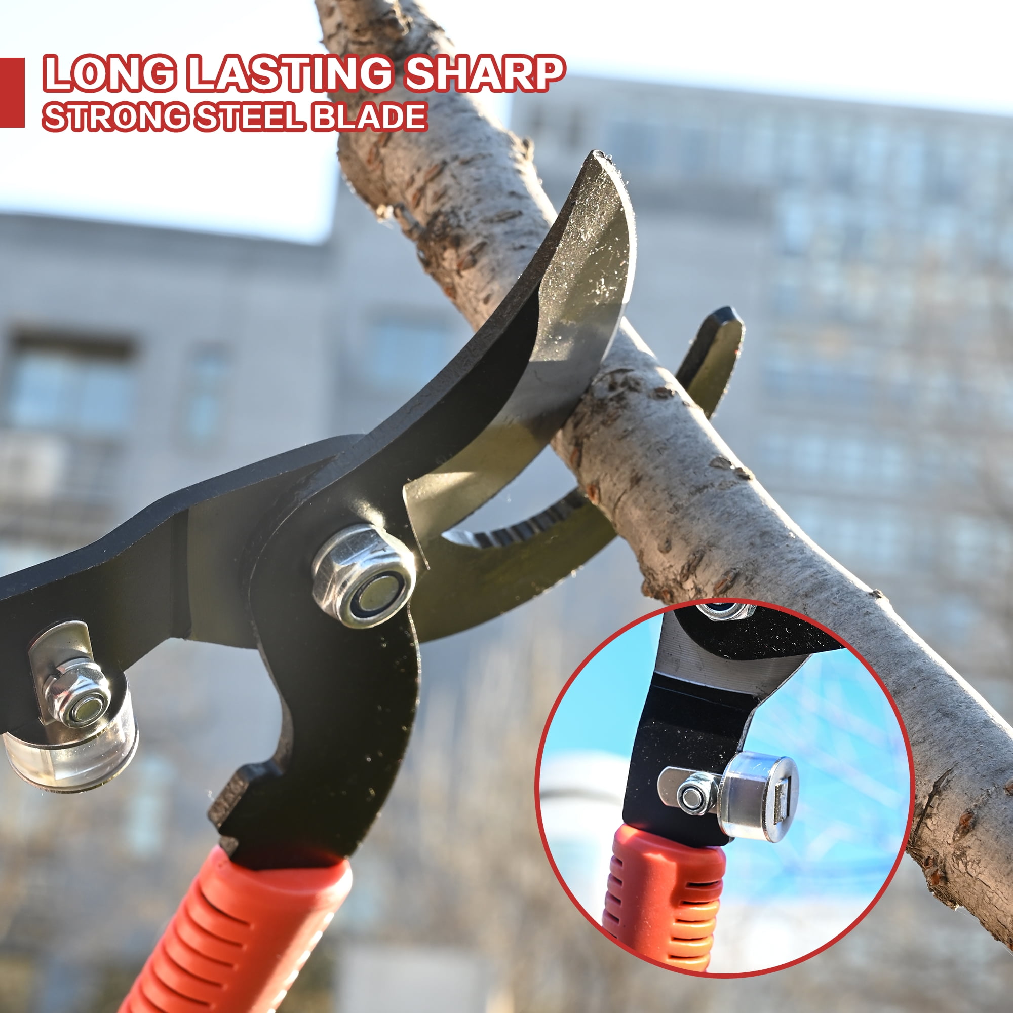 3PCS Loppers Shears  Pruners Set, Heavy Duty Tree & Shrub Care Kit for Yard, Lawn & Garden, Professional Branch Cutter Tree Trimmer for Indoor & Outdoor Gardening