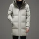 thumbnail image 5 of Chaqueta larga de plumón Dooded para hombre 2024, ropa de diseñador de lujo, ropa gruesa a prueba de frío, relleno avanzado, plumón de ganso informal, 5 of 5