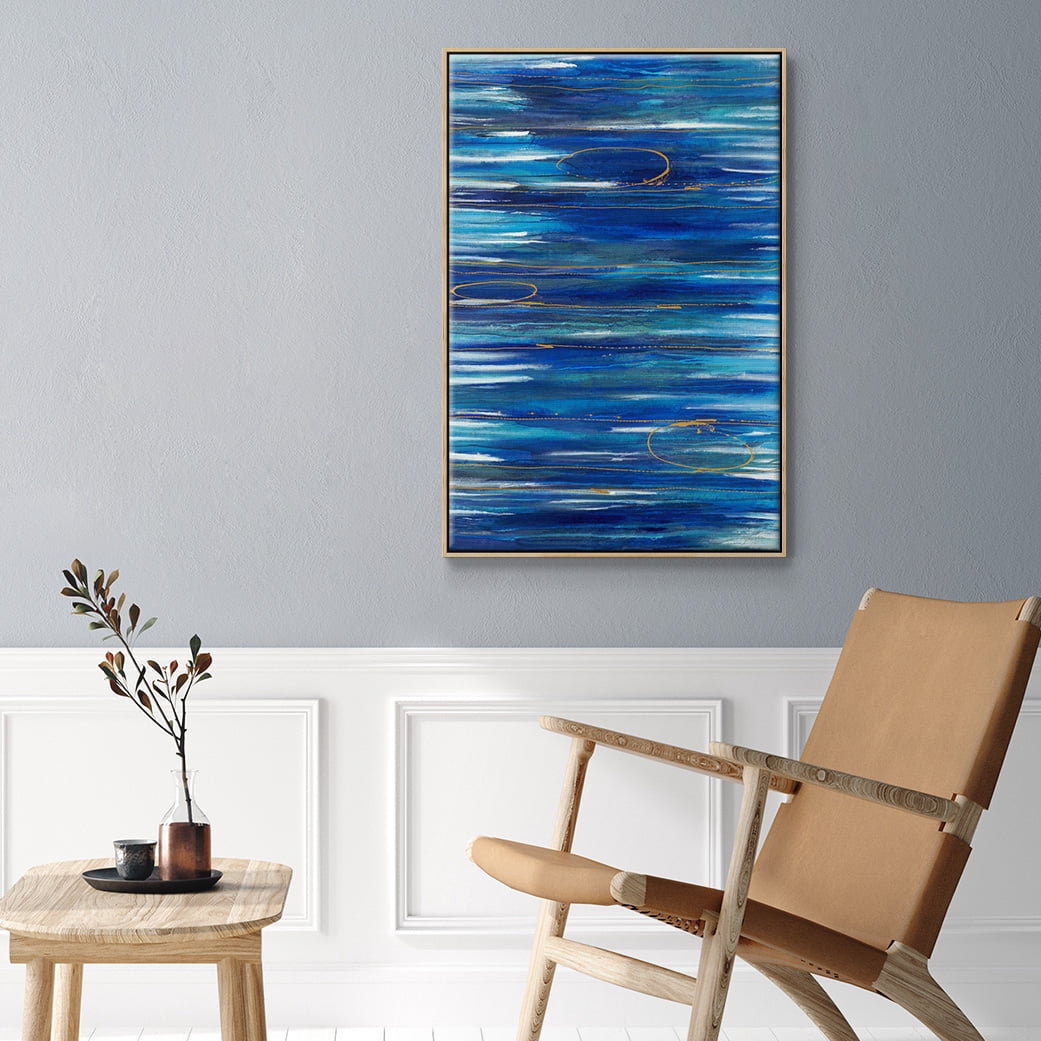 Waterworld Framed Premium Gallery Wrapped Canvas - Ready to Hang