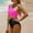 Hot Pink, variant on Women One Shoulder 1 Piece Swimsuit For Women Bathing Suits Full Coverage Keyhole Swimwear Black Thong Bikini Green Swimsuit Swimsuit For Me Bikini And Thong Color Changing Shorts Beach Shorts Hot