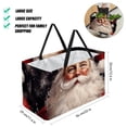 thumbnail image 2 of Santa Claus Reusable Foldable Oxford Cloth Collapsible Easter Basket Storage Bin Bag with Large Capacity, 2 of 7