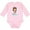 AD-Pink, variant on Inktastic Cute Fairy, Brown Hair, Fairy Sitting On Mushroom Girls Long Sleeve Baby Bodysuit
