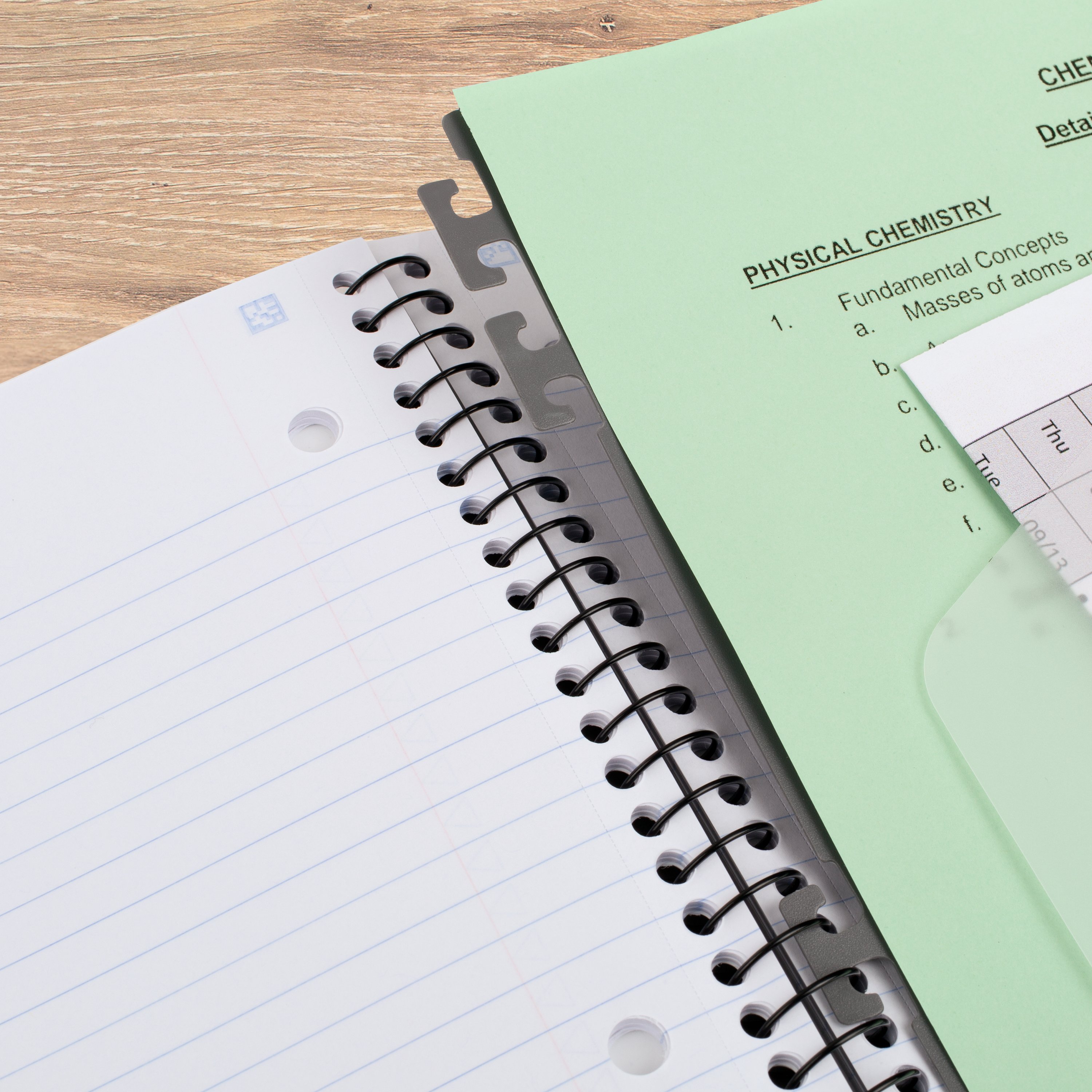 Five Star Advance 5 Subject College Ruled Spiral Notebook, 8.5" x 11" photo 4