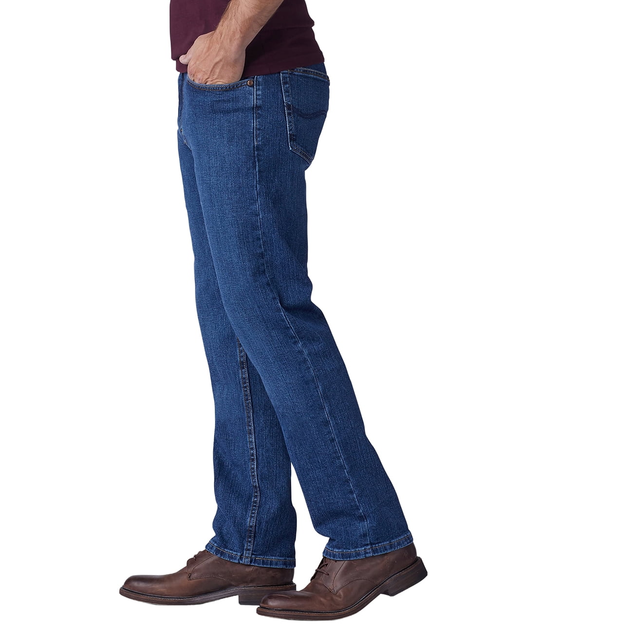Lee Men's Regular Fit Straight Leg Stretch Jeans