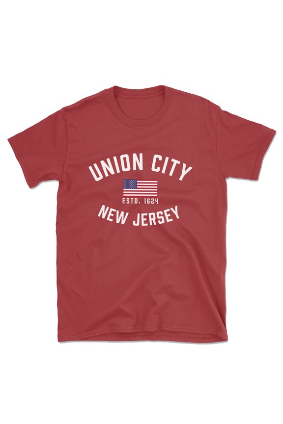 Union City New Jersey Patriot Men's Cotton T-Shirt