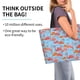 thumbnail image 2 of Balery Flamingo Bolsa Tote Estilo Estético con Cremalleras, Bolsa de Hombro, Bolsa de Compras Grande y Plegable, 2 of 8
