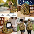 thumbnail image 2 of Kuiaobaty Backpack Set with Pencil Case for Girls Boys 17 Inch Backpack Lunch Bag with Bottle Holder Large Capacity Bookbag with Lunch Box for School Travel, Sunflower Horse Print, 2 of 6
