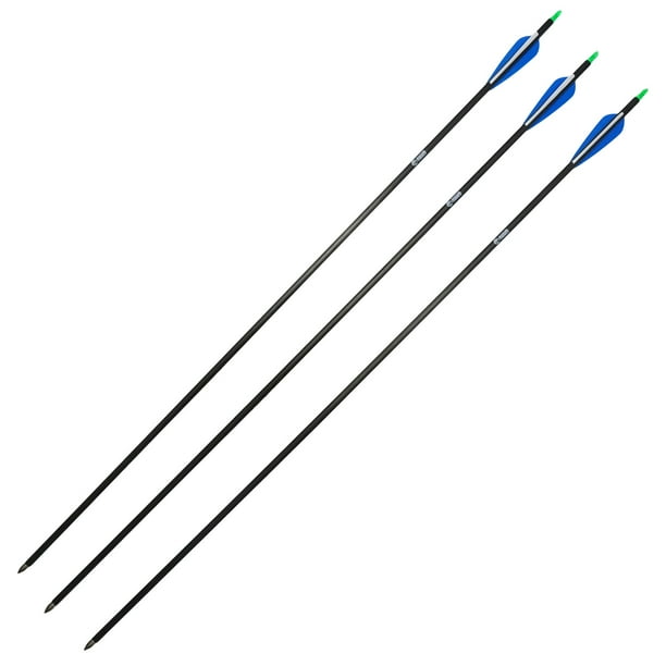 Safari Choice Archery 33" AntiBreak Carbon Hunting Arrows, 3pc pack