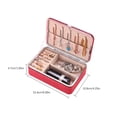 thumbnail image 4 of Sonducket Caja de almacenamiento portátil, caja para pulsera, tobillera, organizador de maquillaje, suministros para el hogar DIY para mujeres, Ropa, zapatos y accesorios Miscelánea Beige, 4 of 6