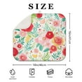 thumbnail image 4 of Pioneer Flower Floral Print Pattern Dish Drying Mat for Kitchen 1 Pack, Ultra Absorbent Microfiber Dishes Drainer Mats,16"x18", 4 of 6