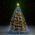 thumbnail image 1 of vidaXL Guirlandes Lumineuses en Filet pour Sapin de Noël avec 150 LED Bleu 150 cm, 1 of 4