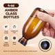 thumbnail image 3 of Botella de vidrio Elumeiro Amber Boston de 120 ml con tapa, paquete de 12, 3 of 7