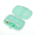 thumbnail image 2 of Unique Bargains 1 Pc 8 Grids Double Layer Pill Box for Travel Blue Green, 2 of 6