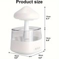 thumbnail image 2 of HLONK Rain Cloud Humidifier Drip with Adjustable LED Lights  Remote Control  7 Color Options  White Noise Humidification  Desktop Fountain  Bedtime Sleep Relaxation, 2 of 7