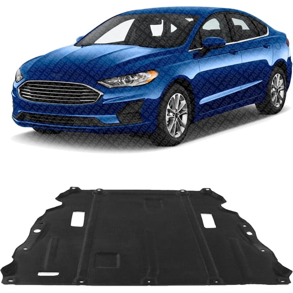 WEST DEKLE Automotive Front Engine Splash Shield Under Cover Direct Replacement Compatible with 2013-2020 Ford Fusion/Lincoln MKZ FO1228126 DG9Z6P013E
