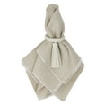 thumbnail image 1 of Fennco Styles Genuine Leather Tassel Napkin Rings, Set of 4 - Ivory Leather Napkin Holder, 1 of 2