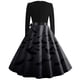 thumbnail image 4 of Womens Halloween Costumes 2024 Cosplay Gothic Dresses Women's Casual Fashion Halloween Print Vintage Long Sleeve Dress, 4 of 4